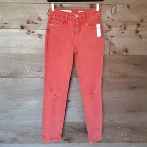 Pilcro and the Letterpress Red Hi Rise Jeans 25